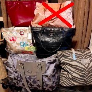 Coach Bags and one Micheal kors.